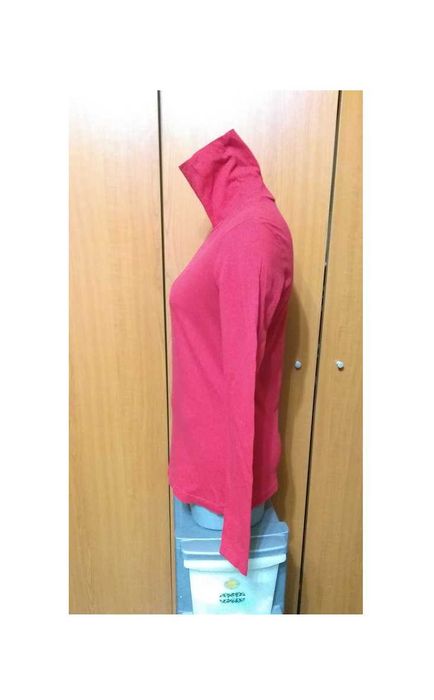 Bluza/ Maleta/ Helanca rosie F&F UK, bbc ,guler inalt , M