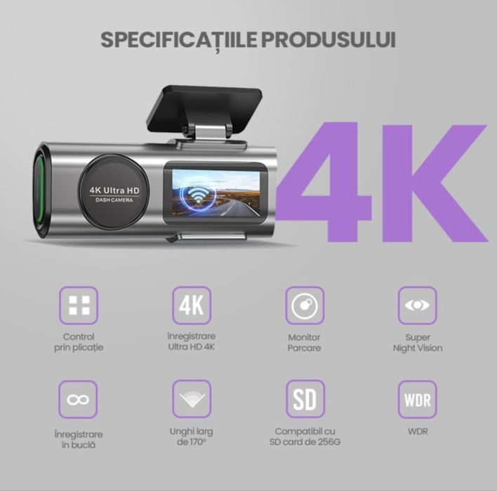 Camera auto DVR Xenomo ROAD-X 4K Ultra HD