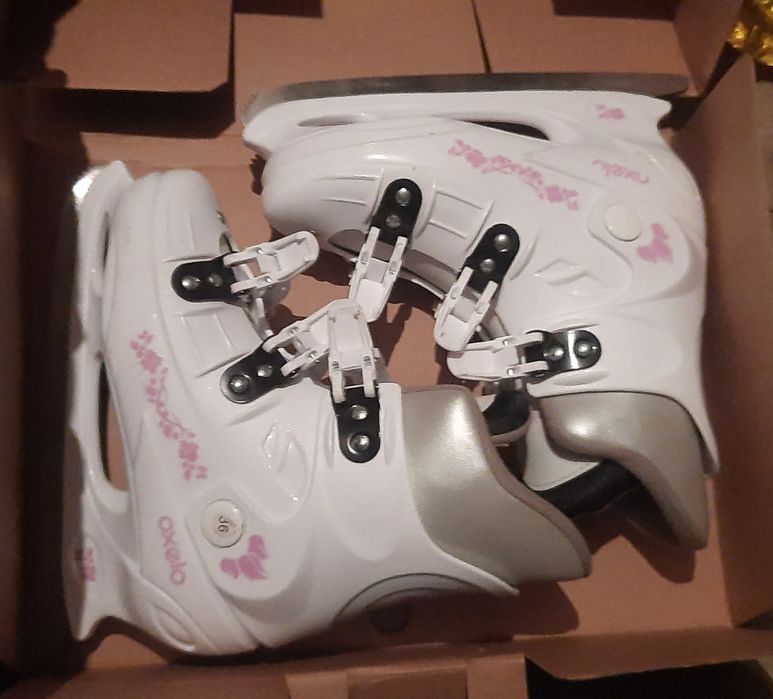 Patine de gheata dama marime 36 albe copii femei