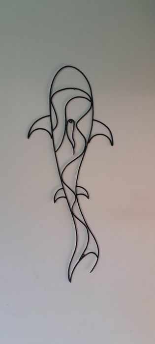 Панно из металла.