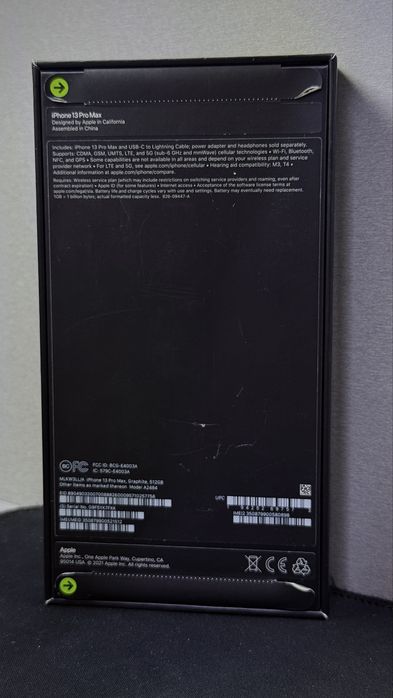 iPhone 13 Pro Max 512GB Graphite LL — новый, запечатанный