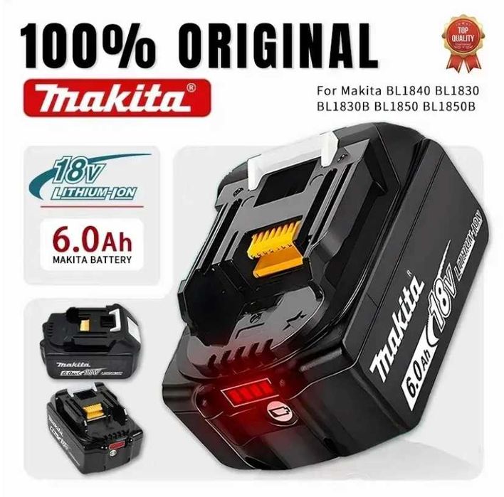 MAKITA BL1860 6 Ah  Литиево-йонна акумулаторна батерия