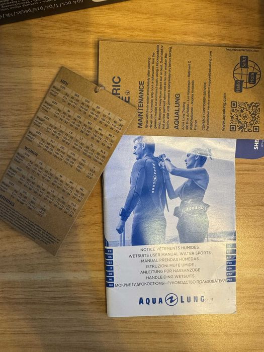 Costum scufundări AquaLung AquaFlex 7mm damă M / 38 – neopren scuba