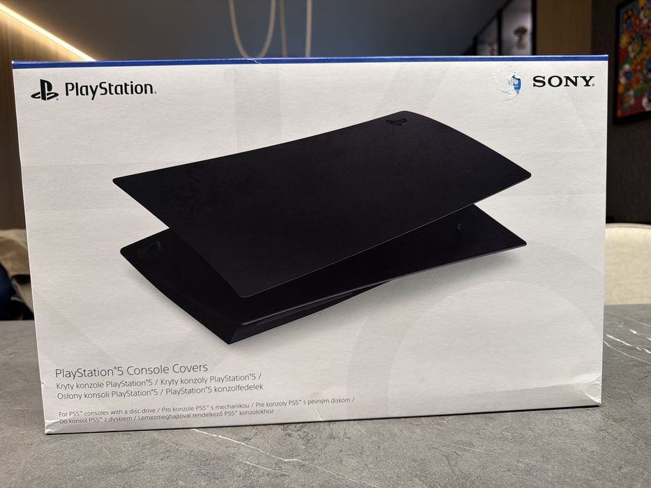 Черен Console Cover за PS5 Disc