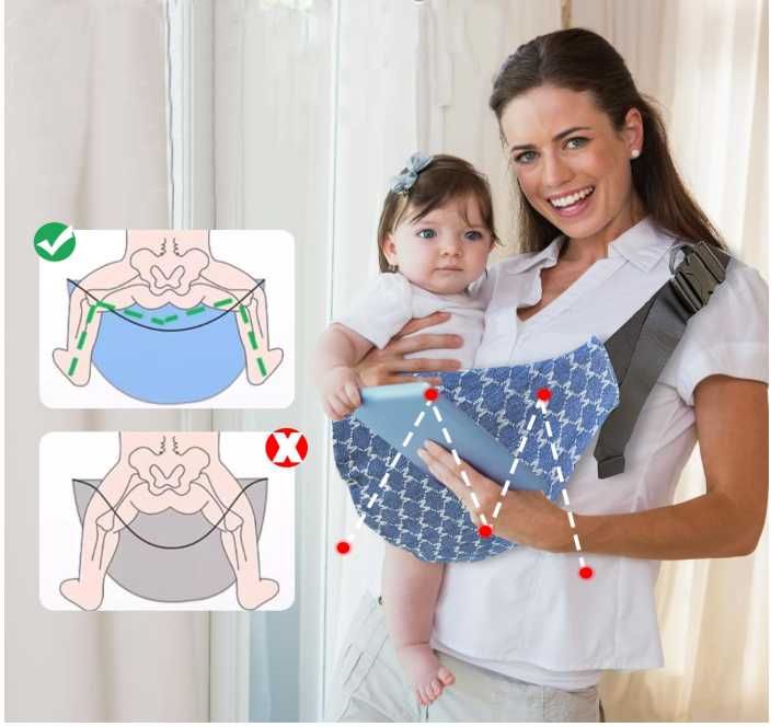 Переноска-слинг для родителей