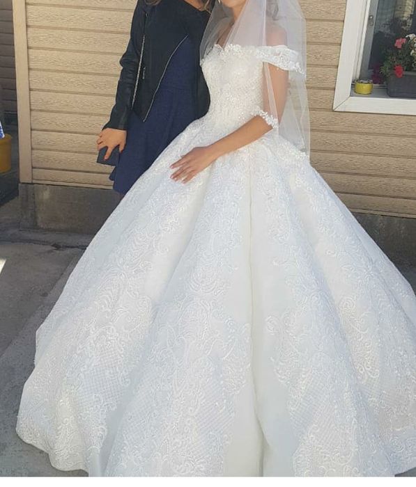 Свадебное платье кекс