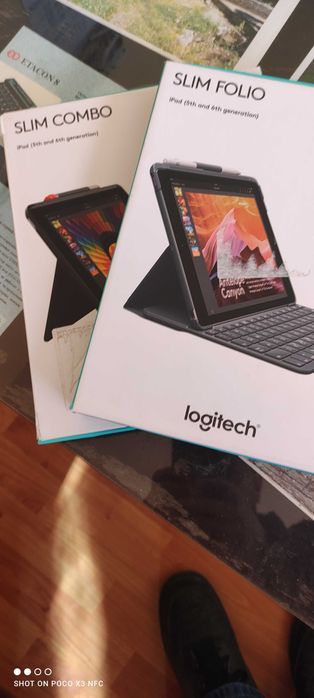 Клавиатура Logitech Slim Folio Ipad (5-th and 6-th generation)