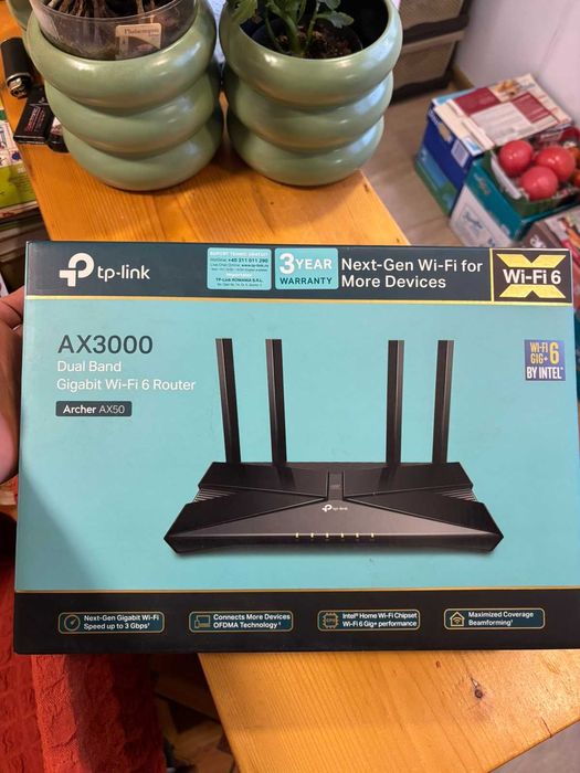 Tp-Link Archer AX50 + Подарък кабел RJ45 Cat6 5m