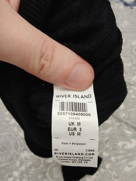 Maleta River Island Neagra Marimea M Noua