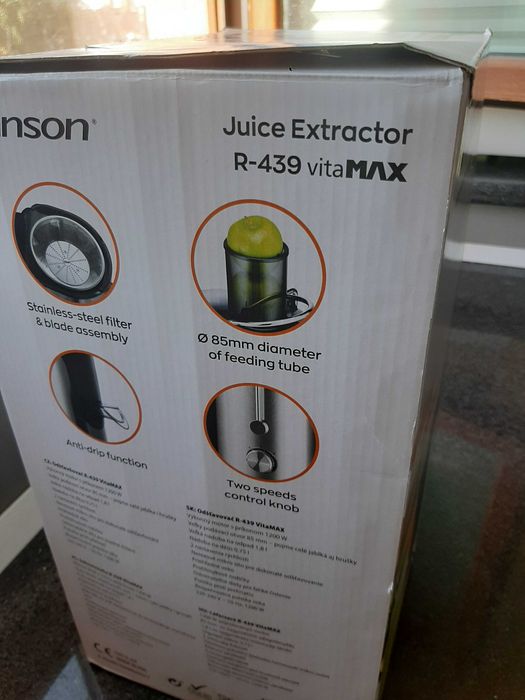 Продавам чисто нова сокоистисквачка Rohnson 1200W. ГАРАНЦИЯ