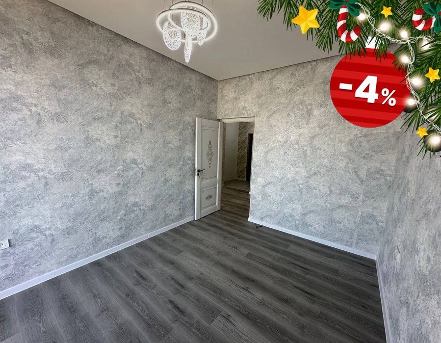 НОВОГОДНИЕ СКИДКИ Евро 2х комнатная квартира 43 м2 метро Олмос