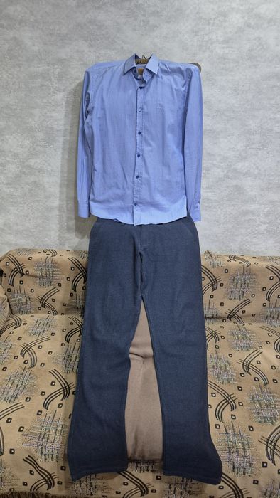 Продам б/у муж.рубашки,кофты, р 48-50