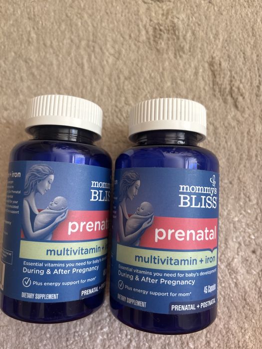 Mommy's Bliss Prenatal Multivitamin + Iron (45 капсул)