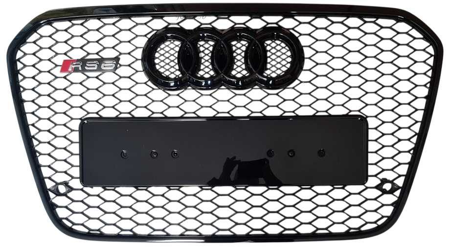 Предна Решетка RS6 Стил за Audi A6 C7 2013 - 2016!