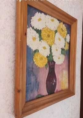 Рамкирана картина маслени бои, пловдивски художник