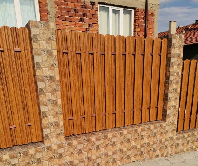 Метални вертикални профили ограда Класик -ОградкиБГ