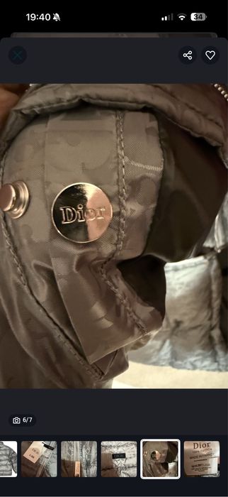 Dior Geaca Umplutura Pene PREMIUM, Detaliu Metal ,