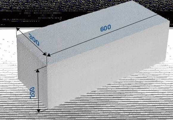 Автоклавный газоблок