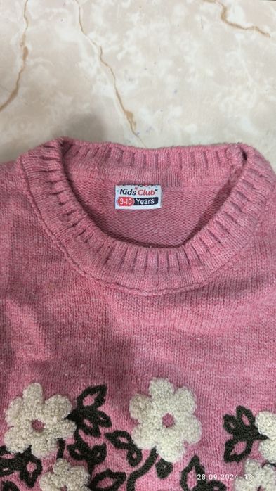 Тёплая кофта для девочек