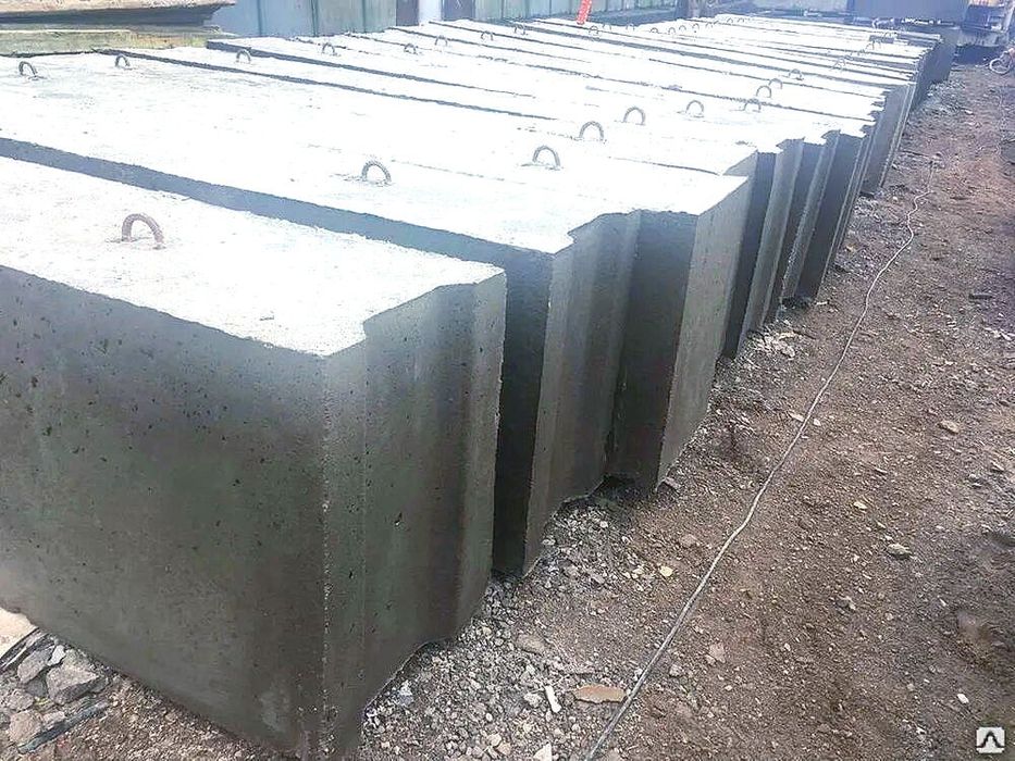 Фундаментные блоки сплошные(ФБС).