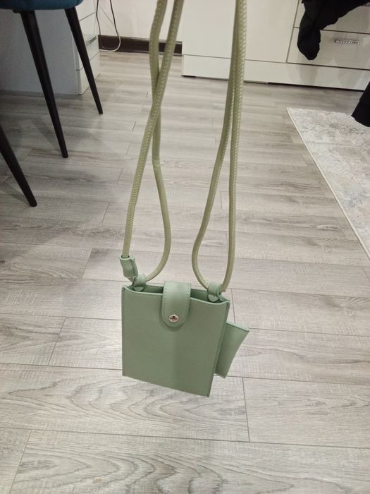 Сумка зелёная для детей.