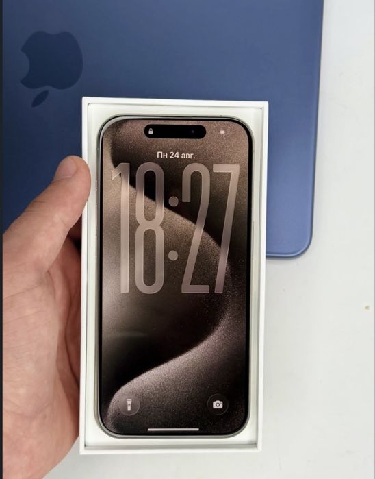 Iphone 15 pro 256 gb 100% akb