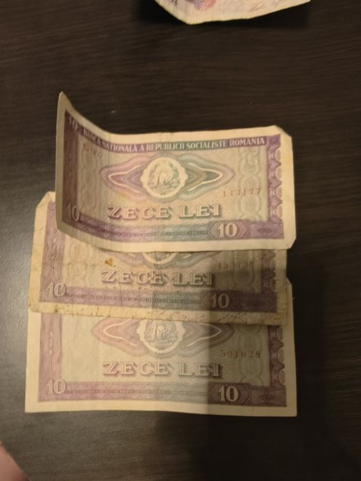 Lot / Colecție 27 bancnote românești vechi (Perioada Comunistă 1966 și Anii '90)
