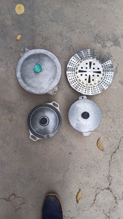 Казаны сковородки чайники крышки