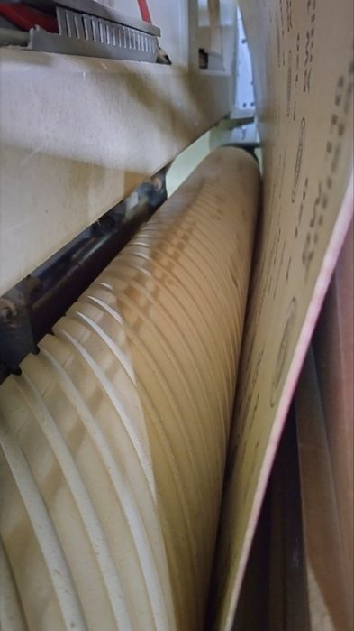 Тривалов шлайф на 1100мм. Първи вал чист щрайхмус, вал с пластини.