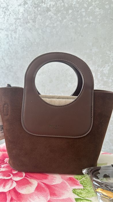 Сумочка замшевая