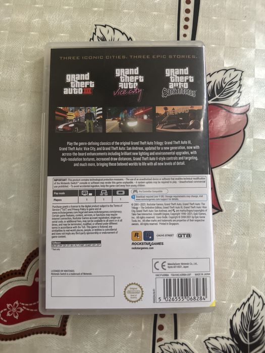 GTA 3 части нинтендо свитч