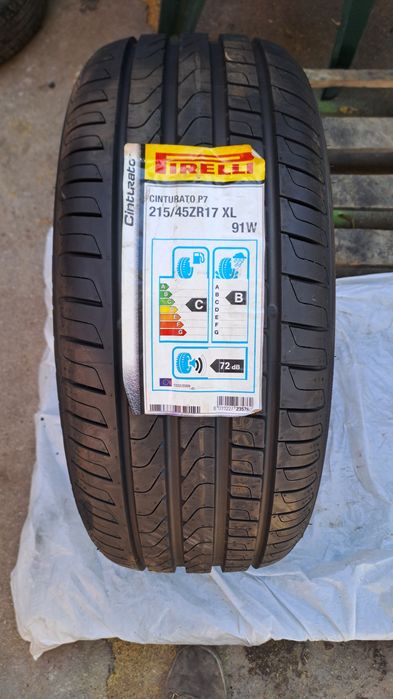 1бр. Нова 215/45/17 Pirelli Cinturato P7