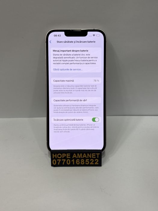 Hope Amanet P1/ iPhone 13 Roz 128 GB 78% Baterie #33020
