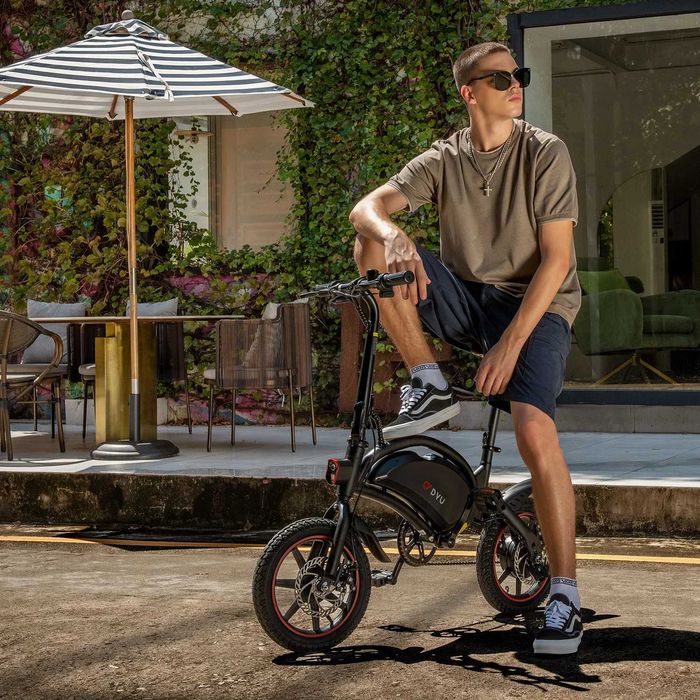 Сгъваемо електрическо колело DYU D3F 500W 36V 10Ah