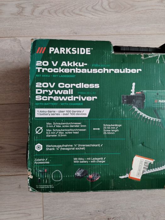 Masina de insurubat Parkside noua