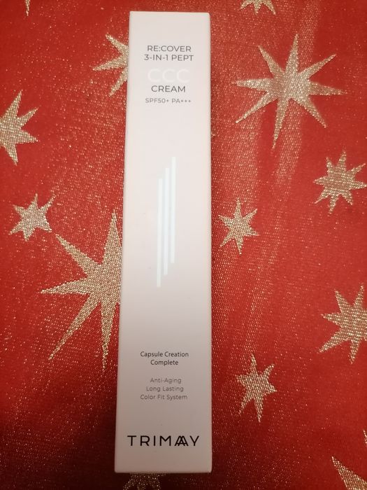 Тониращ CCC крем за лице Trimay Re:cover 3-in-1 Pept CCC Cream SPF50+P