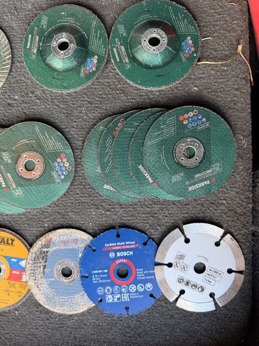 Miniflex polidisc circular parkside performance 12v baterie 2.5ah si 5 ah