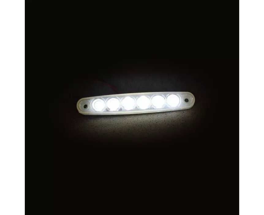 1бр. лед LED габарити за камион с 6 SMD диода 12-24V , 5 цвята