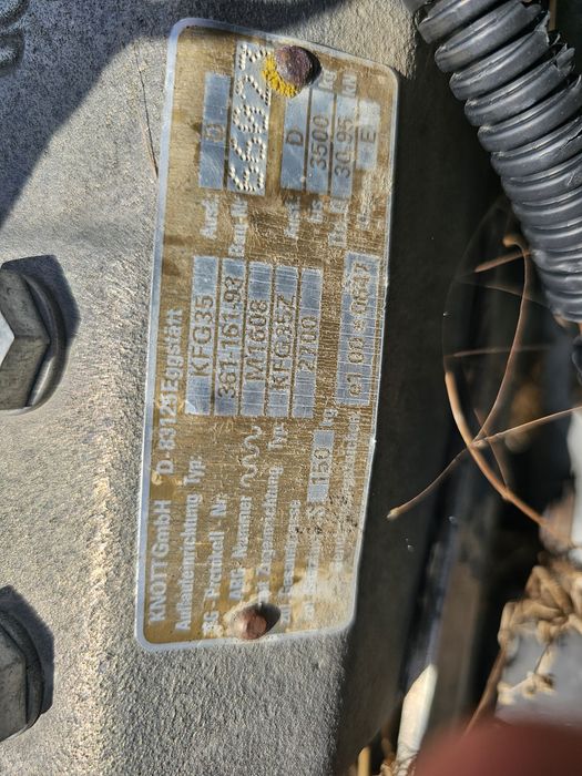 Vand remorca pe 2 axe williams