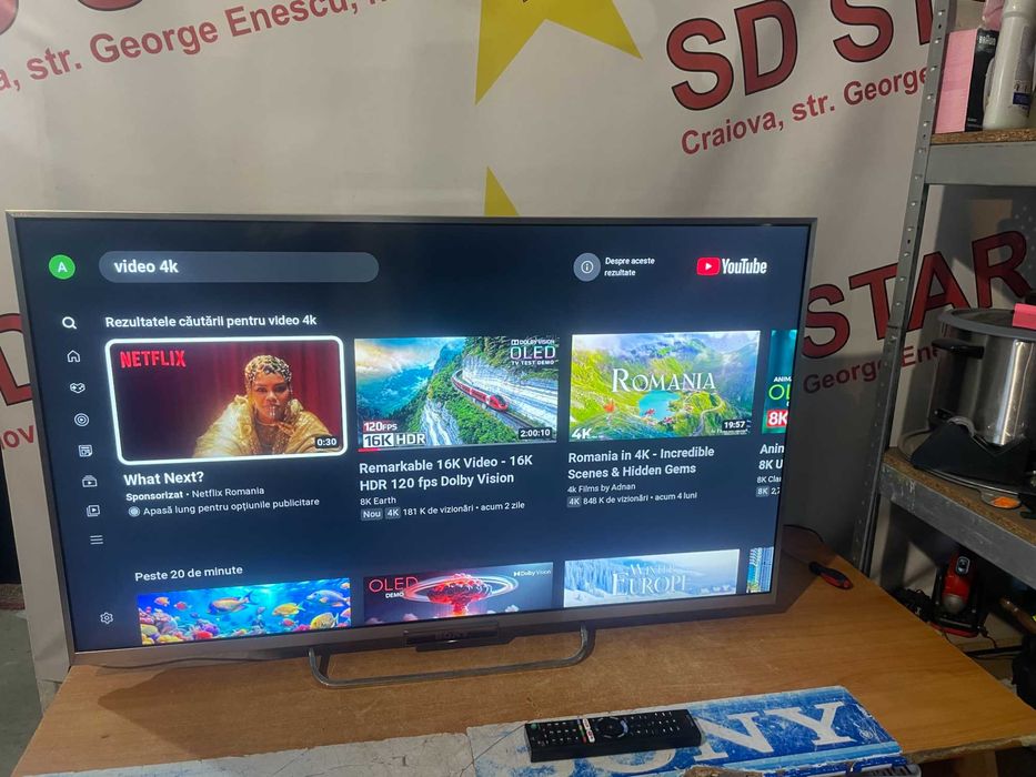 Televizor LED Smart  SONY KDL-42W654A /106 cm Garantie 2ani