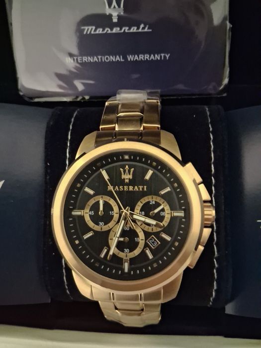 Ceas maserati gold