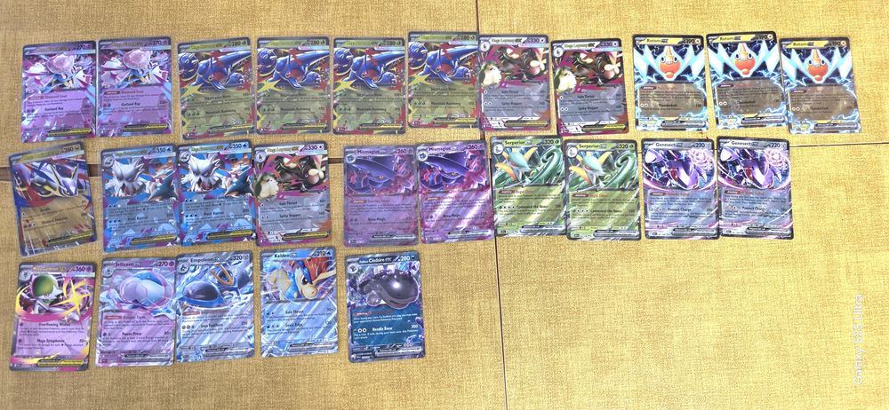 Pokemon EX lot of cards