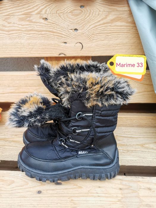Cizme fete marime 33 cu blana