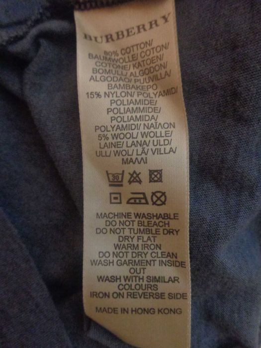 Tricou gri Burberry  marimea M