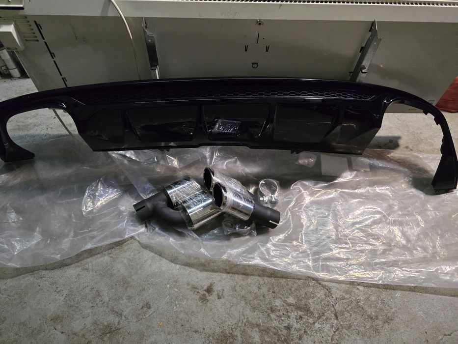 Дифузьор Ауди  А5 Sline + накрайници