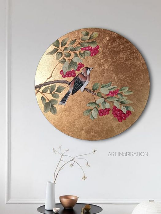 Круглая картина  (ручная работа)