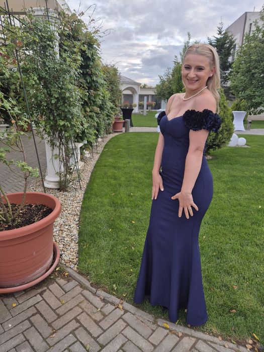 Rochie albastra L evenimente