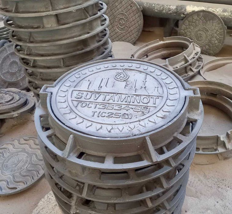 Lyuk Chugunniy Polimerniy Betonniy /Luk/ Kalodes - 35kg...125kg Арзон