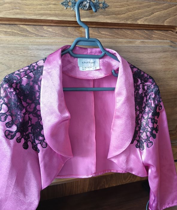 Bolero Roz Satinat