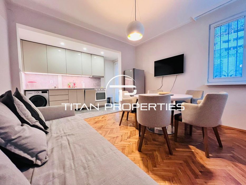 Тристаен, под наем, Център на метри от Морската градина